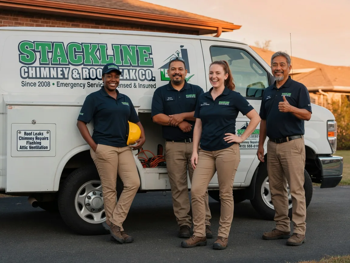 Chimney flashing repair company in Rosman, NC
